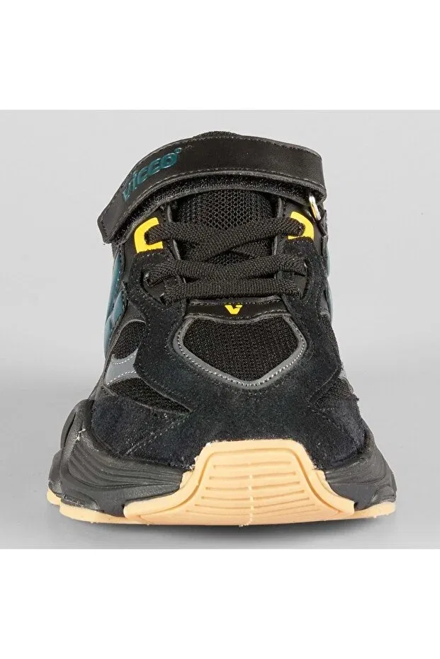Детские ортопедические спортивные кроссовки для девочек Vicco, Black/Black — фото 4