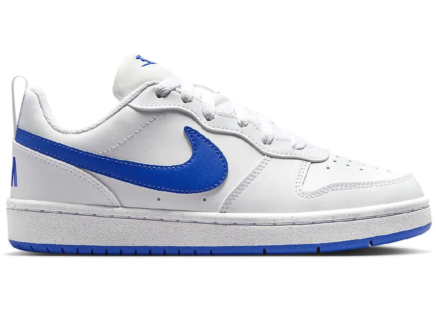 Детские кроссовки для мальчиков с кожаным верхом Nike Court Borough Low Recraft Nike, White Hyper Royal