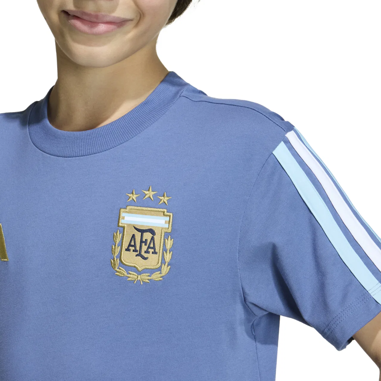 Футболка для мальчиков Argentina World Cup Adidas, синий — фото 4