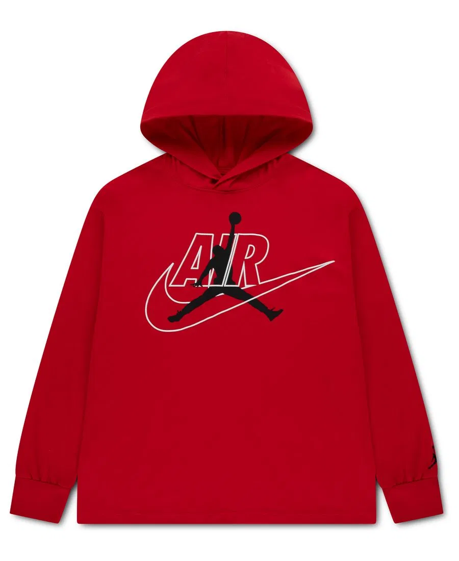 Худи с капюшоном и длинным рукавом Jumpman Air Jordan, University Red
