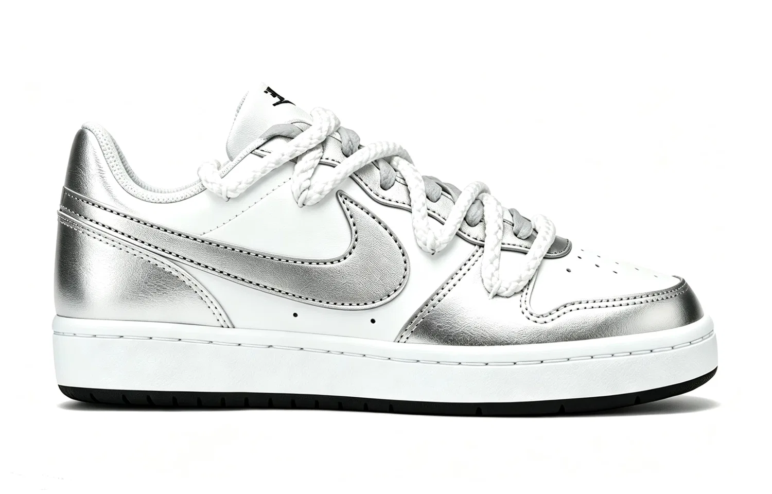 Детские кроссовки для скейтбординга Dunk Silver Nike — фото 3
