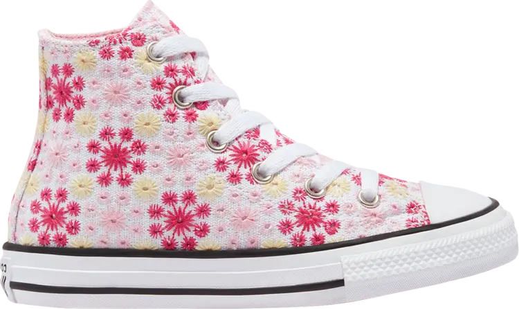 

Кроссовки Converse Chuck Taylor All Star High GS Broderie, розовый
