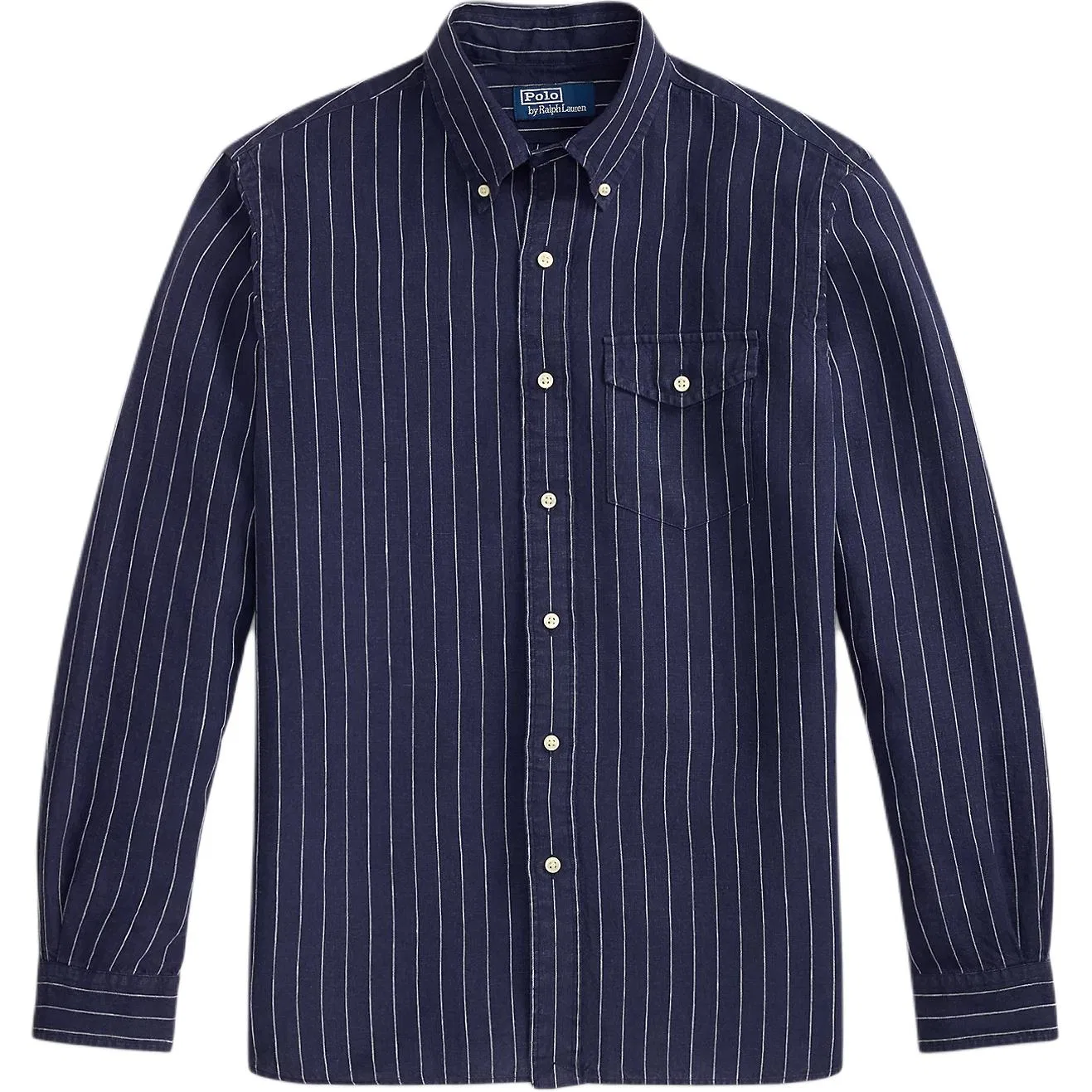 Мужская классическая рубашка Polo Ralph Lauren, Marine Blue