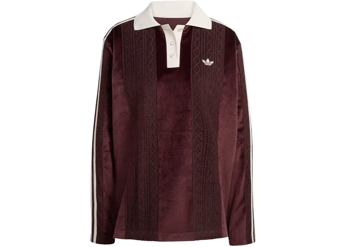 Женская футболка с длинным рукавом Adidas, Maroon