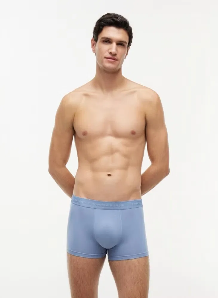 Трусы-боксеры из хлопка, комплект из 3 штук, 3-Pack signature waistband, Tommy Hilfiger, темно-серый — фото 4