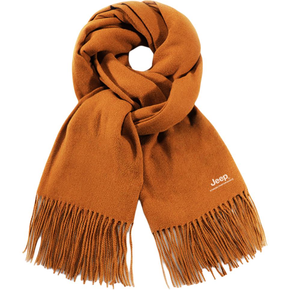 

Шарф из полиэстера Unisex Jeep, темно-coffee