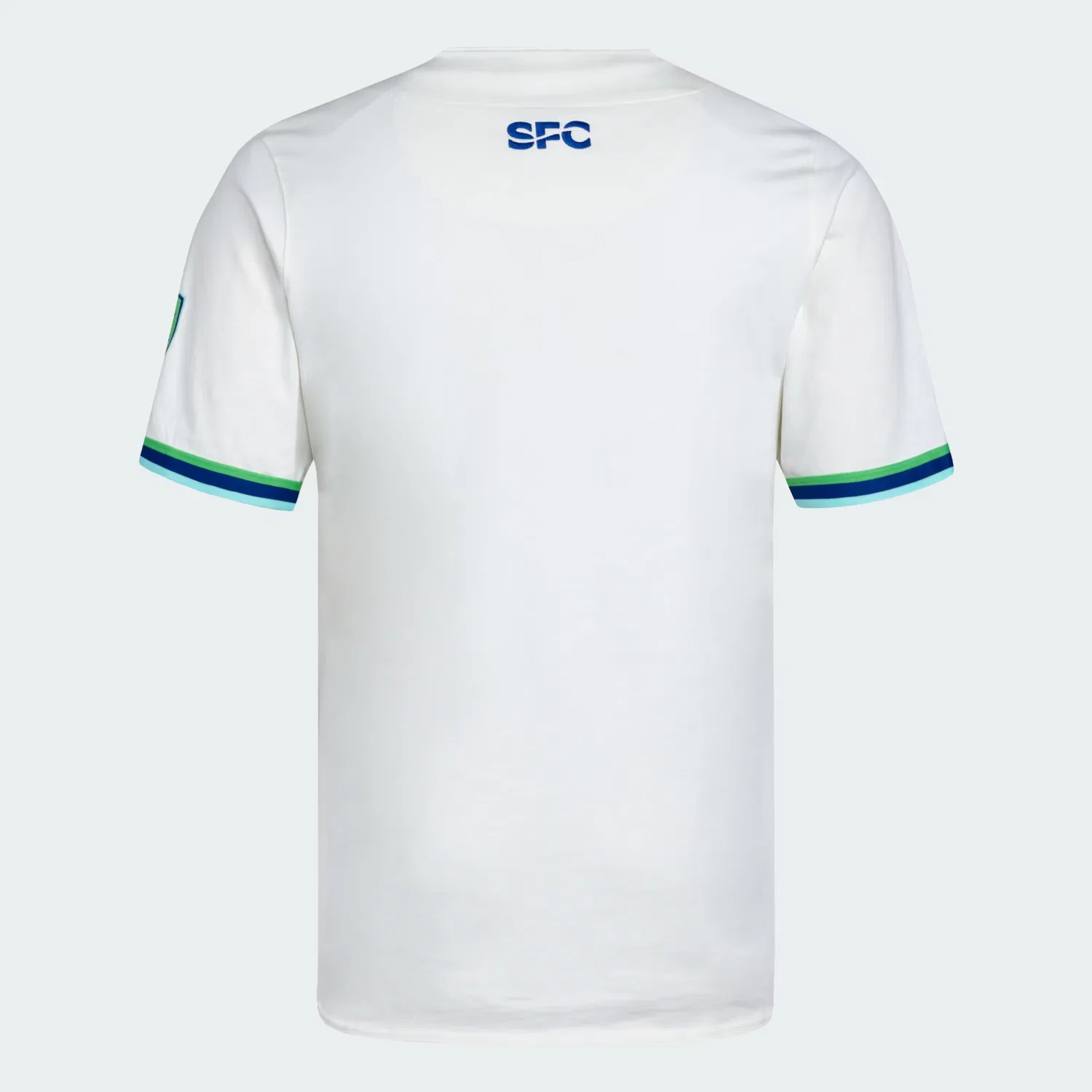 Мужская футбольная рубашка с застежкой на пуговицы Seattle Sounders Adidas Performance, кремово-белый — фото 2