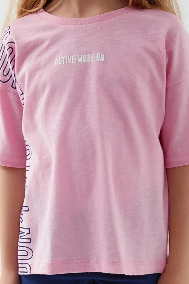 Детский комплект шорт для девочек Active Mood On Girls Bermuda Set Rolypoly, Pink — фото 4