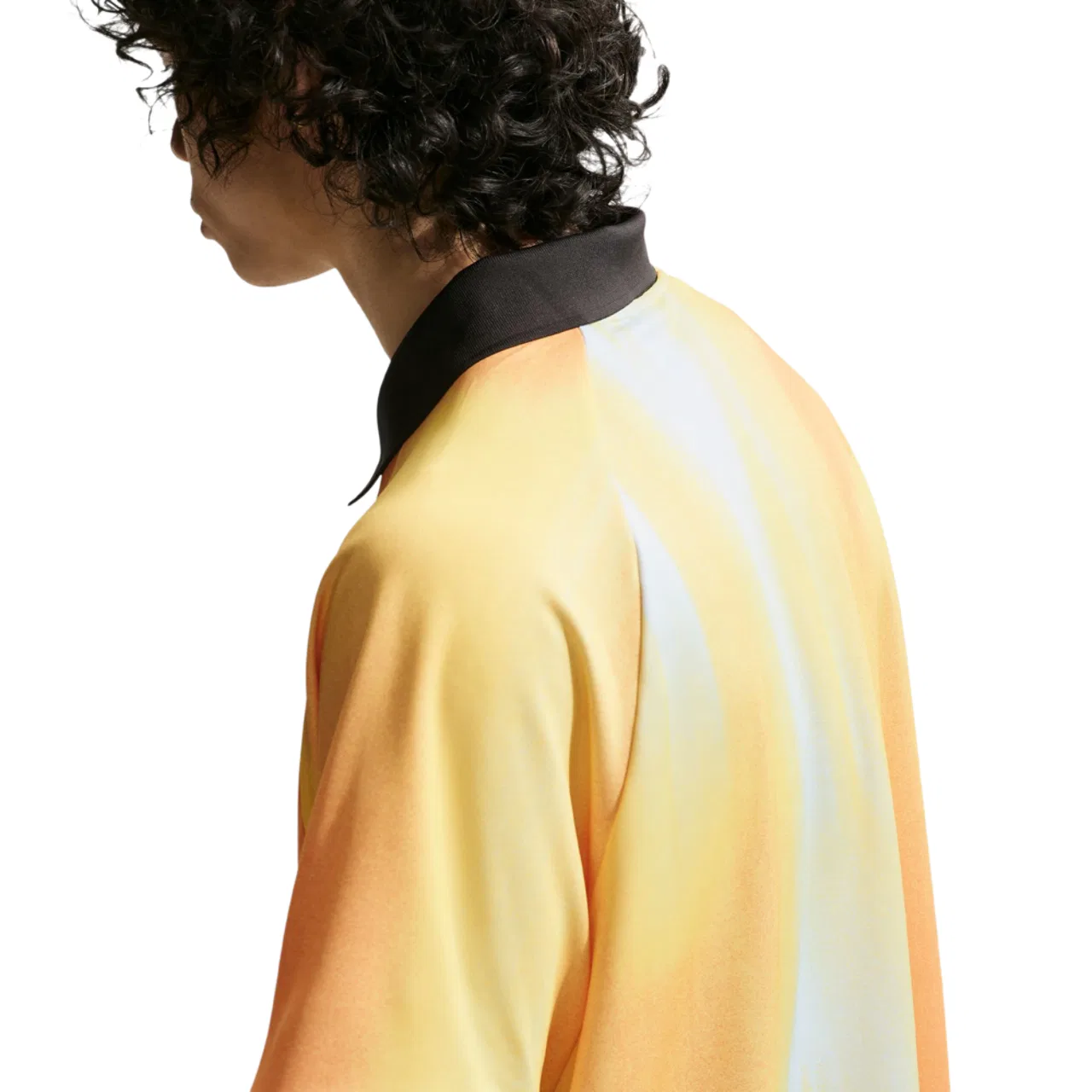 Мужская футболка Dri-Fit Jacquard Jersey Nike, желтый/черный — фото 2