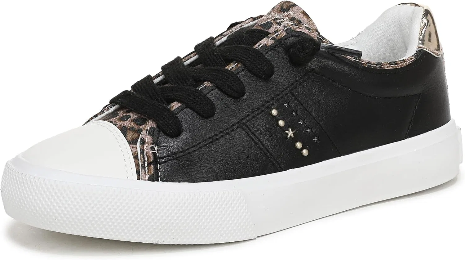 Детские кроссовки для девочек Vibe-k Blowfish Malibu, Black/Leopard Faux Leather