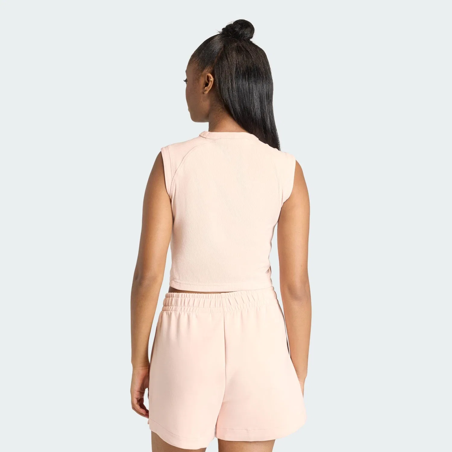 Женский топ без рукавов ALL SZN RIB TANKTOP Adidas, Rosa — фото 3