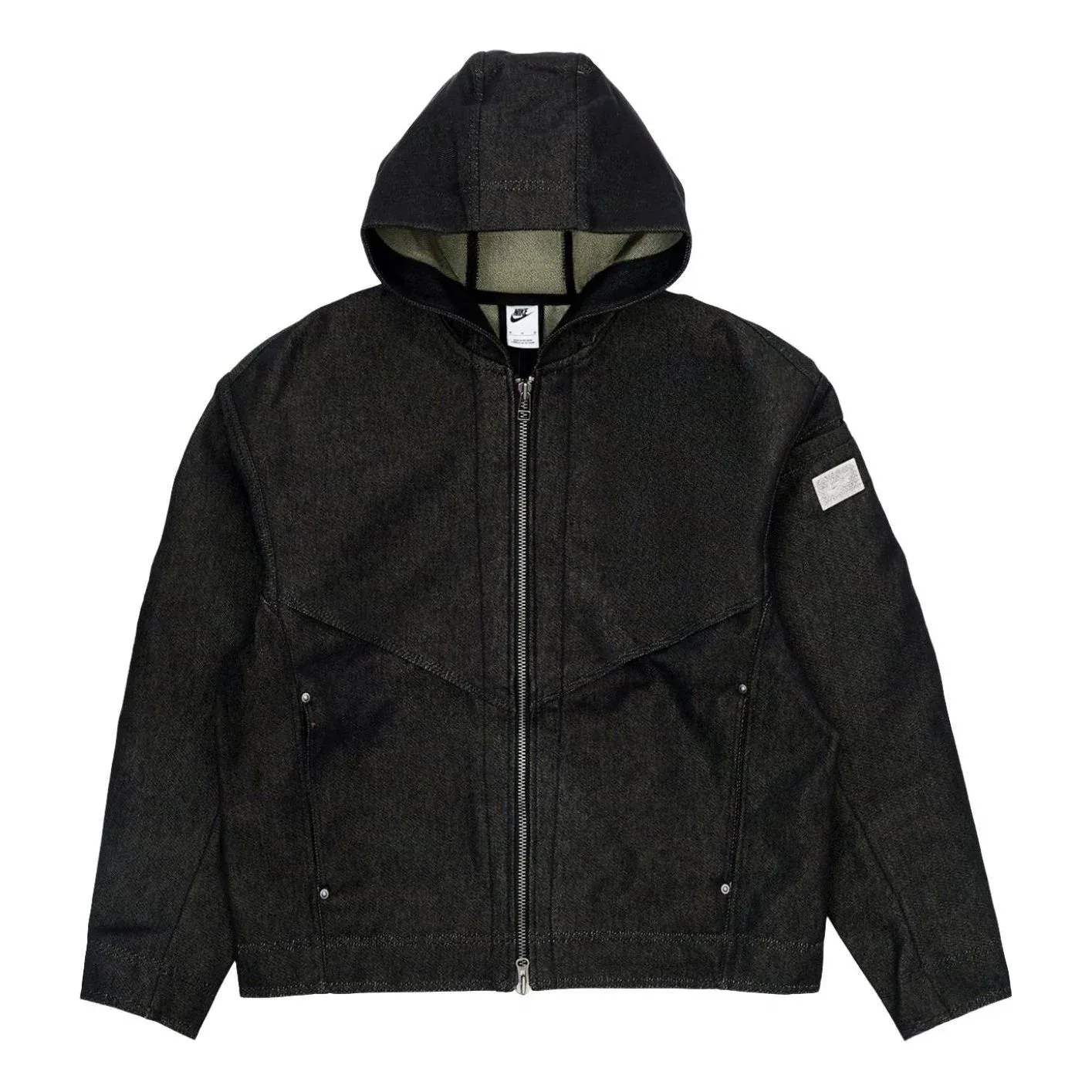 Мужская куртка XT Denim Jacket 'Black Antique Silver' Nike, Black/Antique Silver