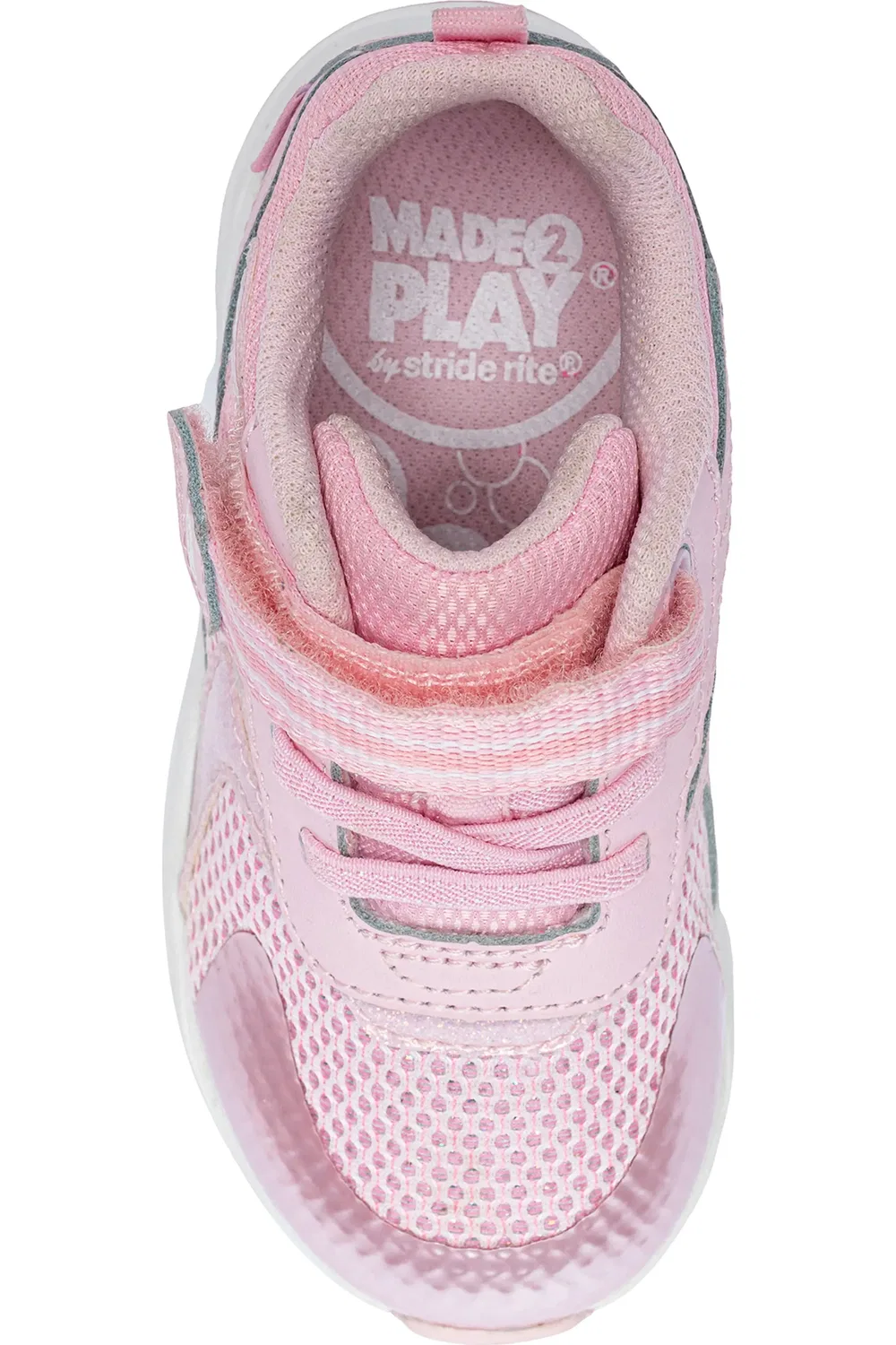 Кроссовки детские на широкой подошве Made2Play Bolt Stride Rite, розовый — фото 4