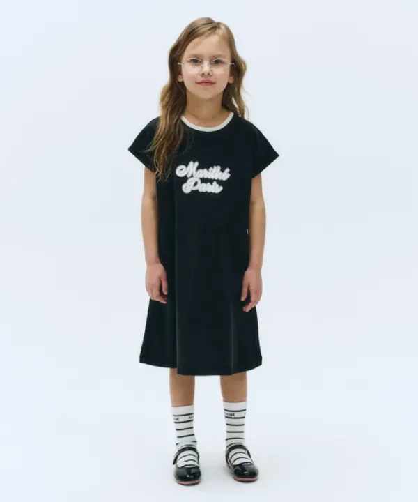 Детское боди с коротким рукавом, Marithé Kids, черный