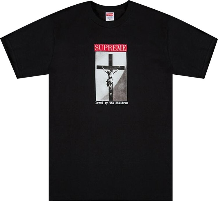 

Футболка Supreme Loved By The Children Tee 'Black', черный
