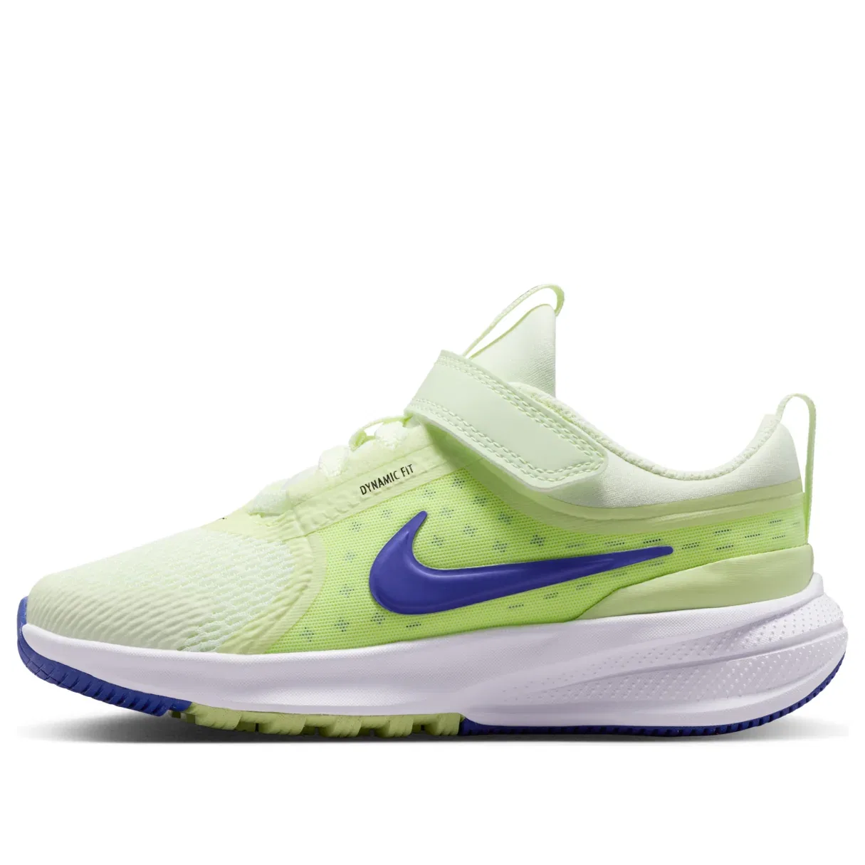 Детские кроссовки для бега с шнуровкой Star Runner 5 Nike, зеленый