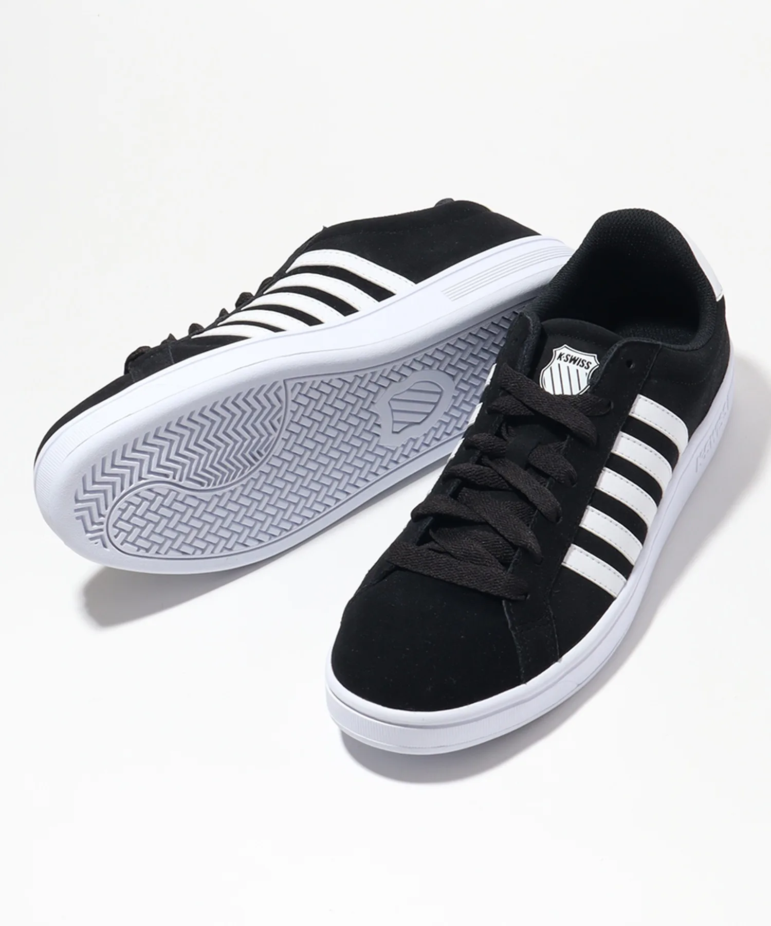 Мужские кроссовки COURT TIEBREAK SDE K-SWISS бело-чёрные — фото 4