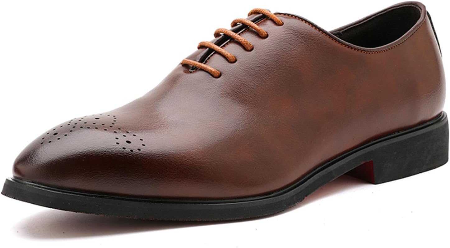 

Мужские классические туфли-оксфорды из натуральной кожи Tixewsjh, коричневый