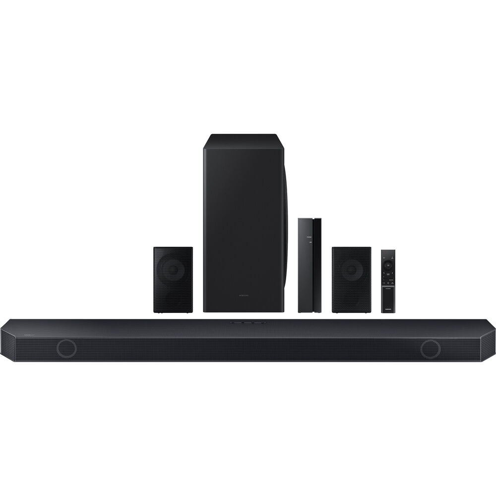 

Звуковая панель Samsung HW-Q910D мощностью 520 Вт с 9.1.2-канальным звуком Dolby Atmos