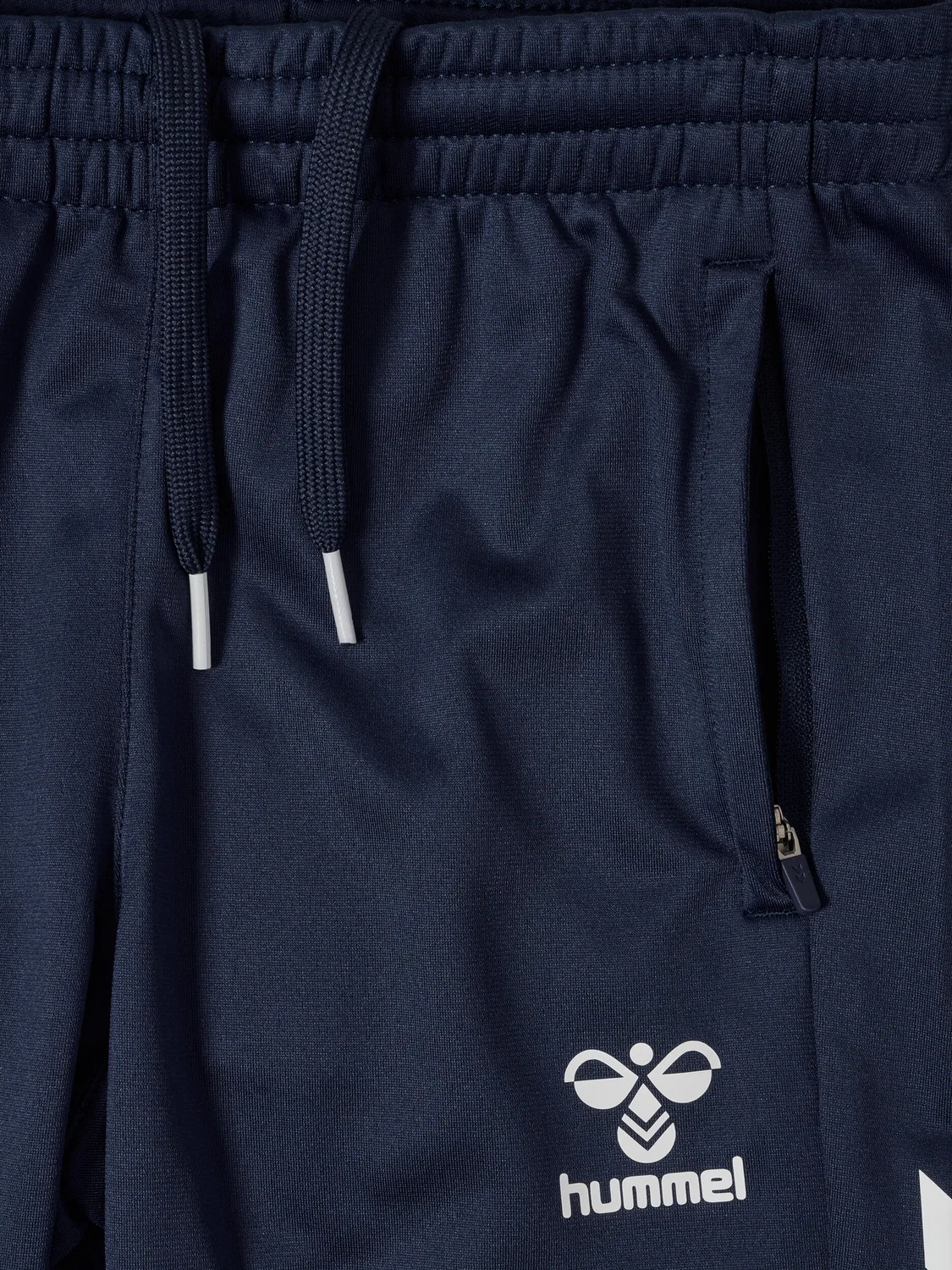 Детские штаны hmlCORE 2.0 Track Pants Kids Hummel, Mitternachtsindigo / Weiss — фото 4