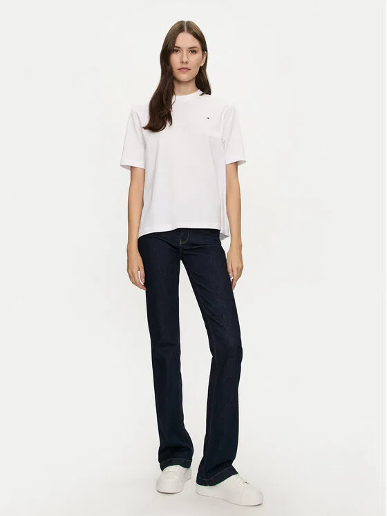 Футболка relaxed fit Modern Flag Tommy Hilfiger, белый — фото 2