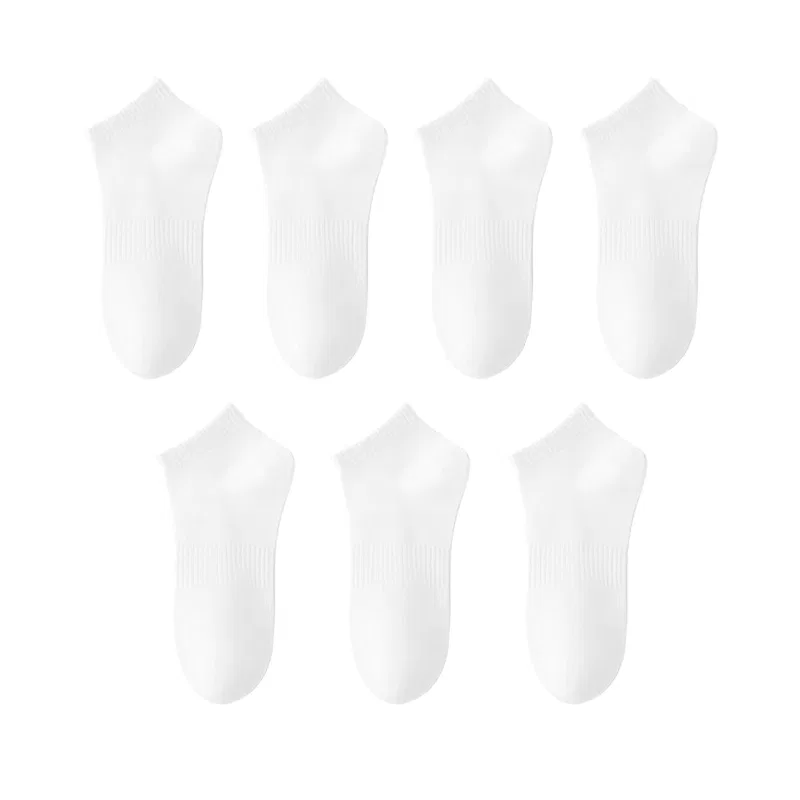 Детские носки-следы Cotton Gene, 7 Pack-White
