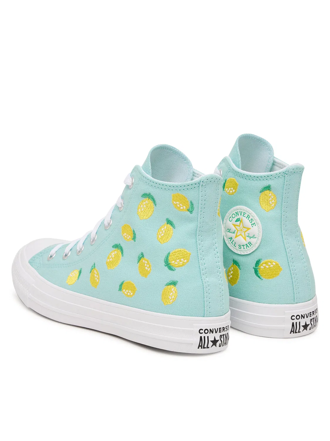 Тканевые кроссовки для девочки Chuck Taylor All Star Citrus Converse, синий — фото 4