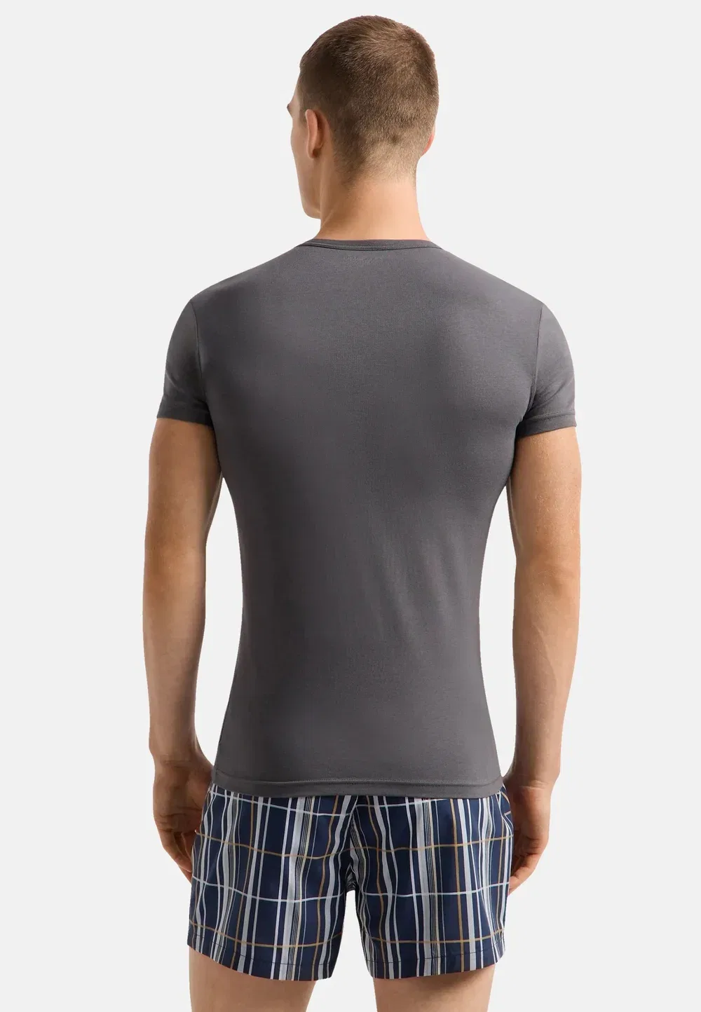 Комплект из 2 футболок с круглым вырезом и нижней рубашки Emporio Armani, Grau — фото 2