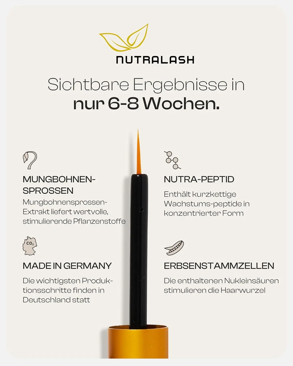 Сыворотка для ресниц и бровей NutraCOSMETIC Nutralash Eyelash Active, 3 мл — фото 3