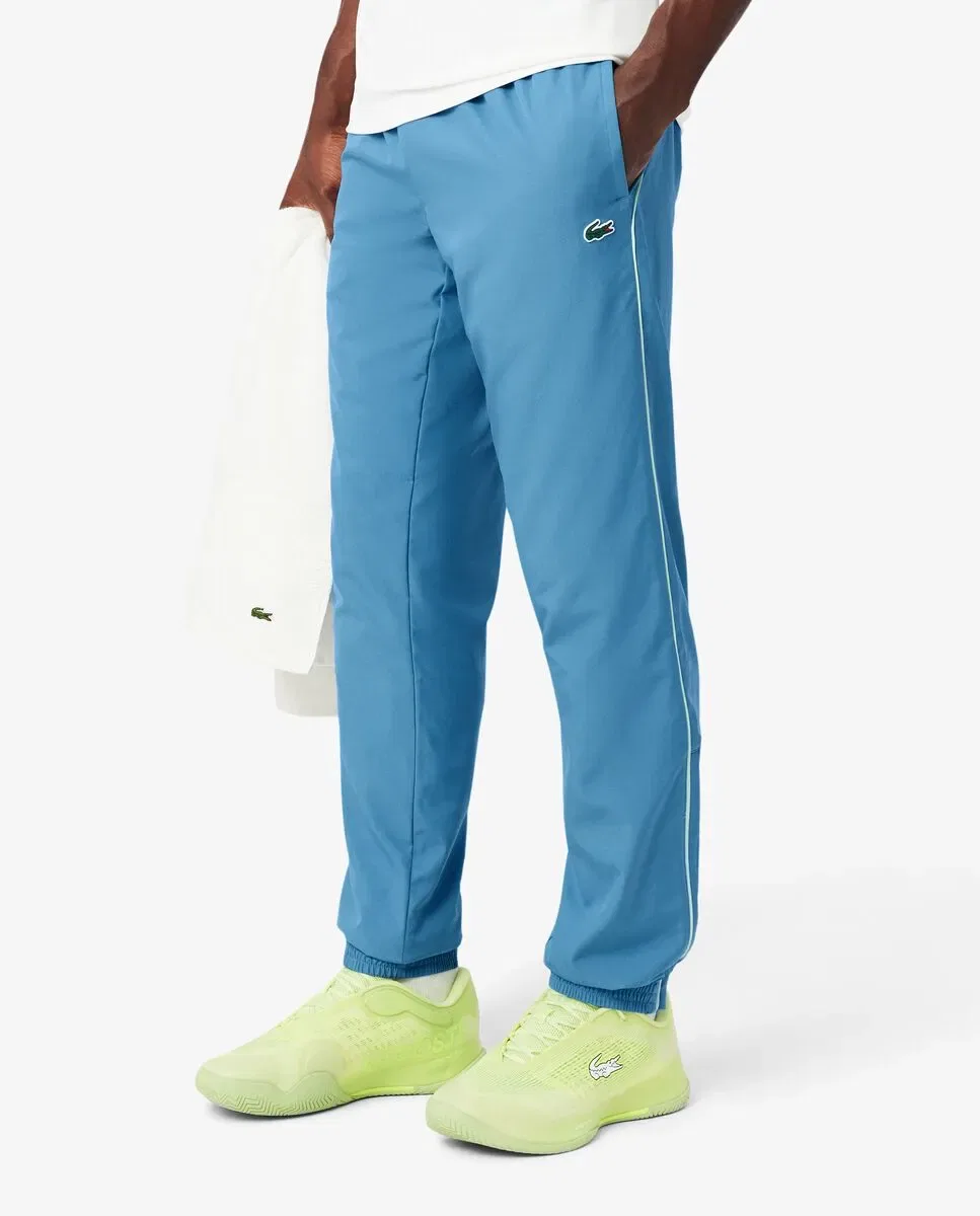 Мужские спортивные штаны с контрастной отделкой Lacoste, Azul Claro — фото 3