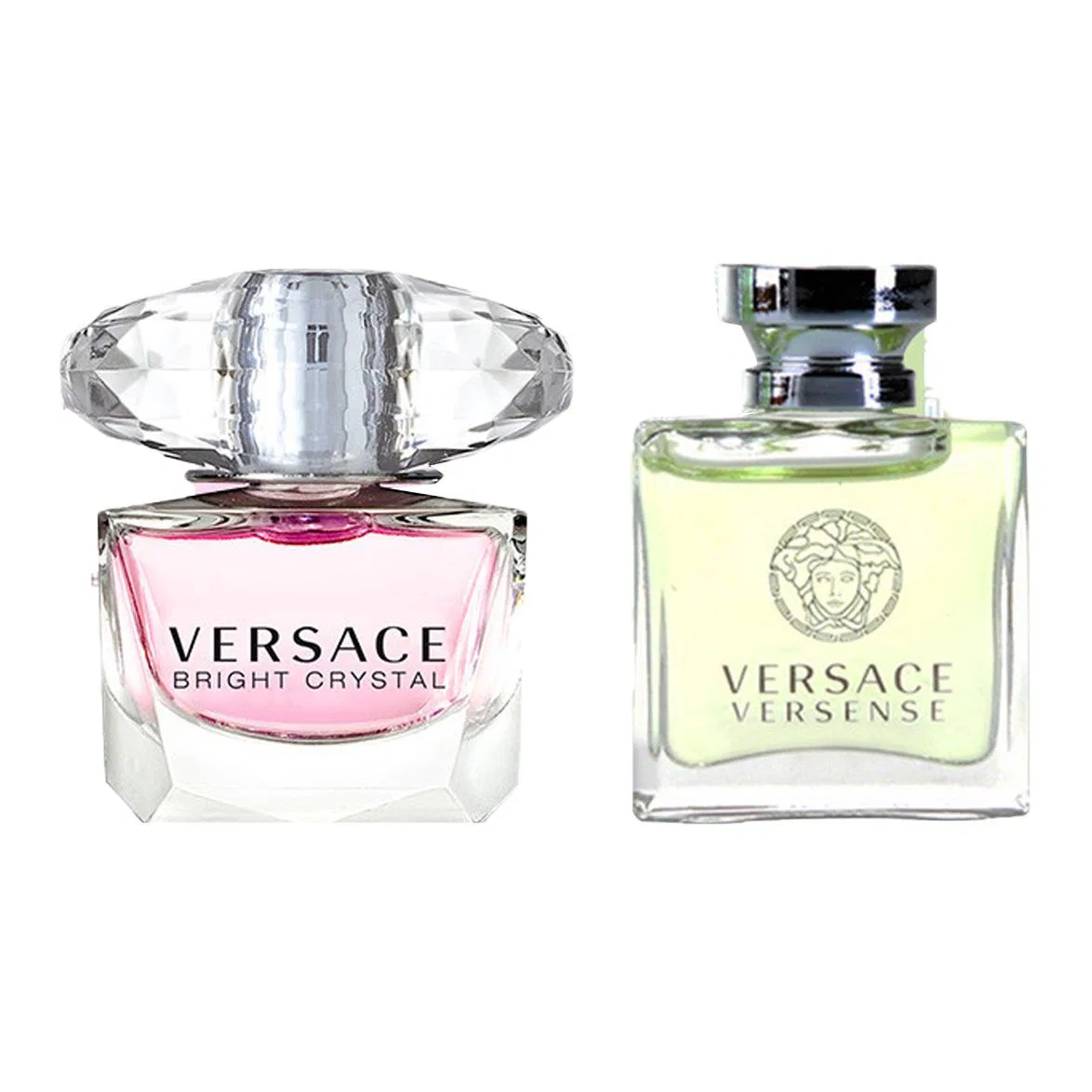 Женский набор парфюмерных пробников VERSACE Heartbeat и Crystal Diamond, 5 мл + 5 мл, VERSACE