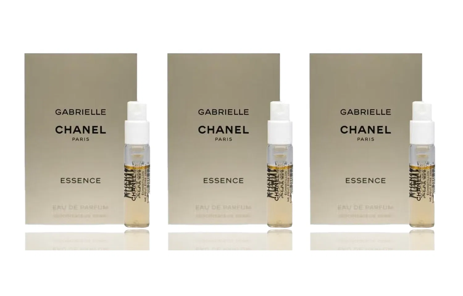 Женский набор пробников духов J'adore, CHANEL, 1.5 мл x 3