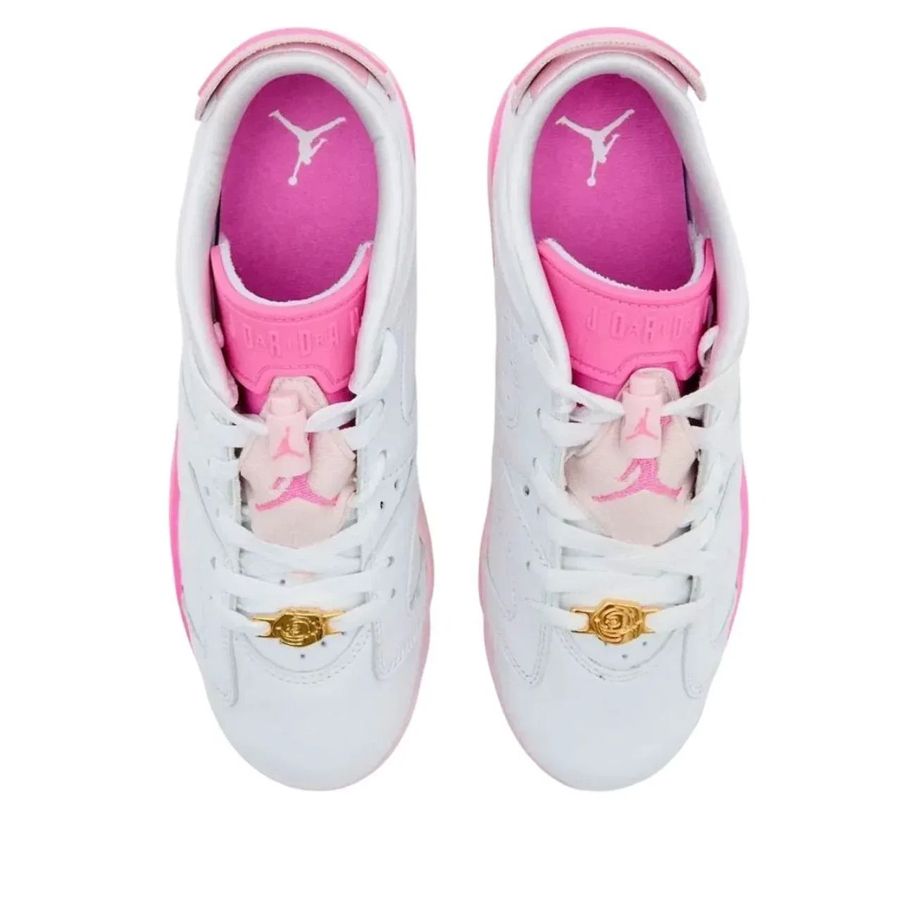 Детские кроссовки с низким верхом Air Jordan 5 Low China Rose, белый — фото 3
