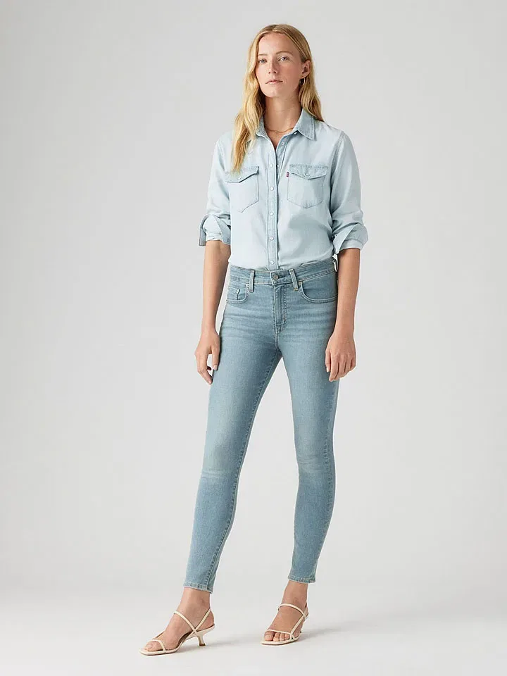 Женские джинсы скинни фит Levi's, Light Blue
