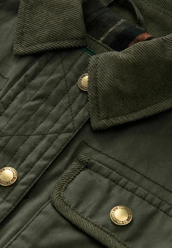 Куртка хлопковая Regular Fit Superdry & Co, green, зеленый — фото 4