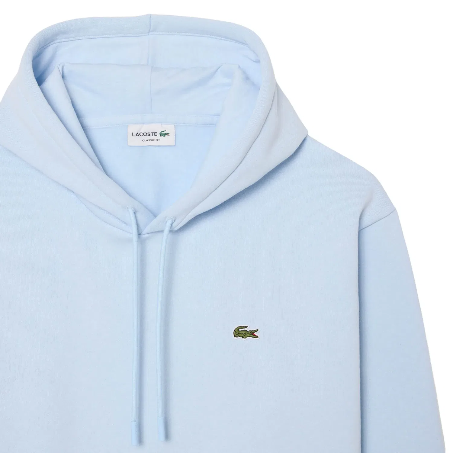 Мужское худи флисовое Lacoste, Light Blue — фото 3