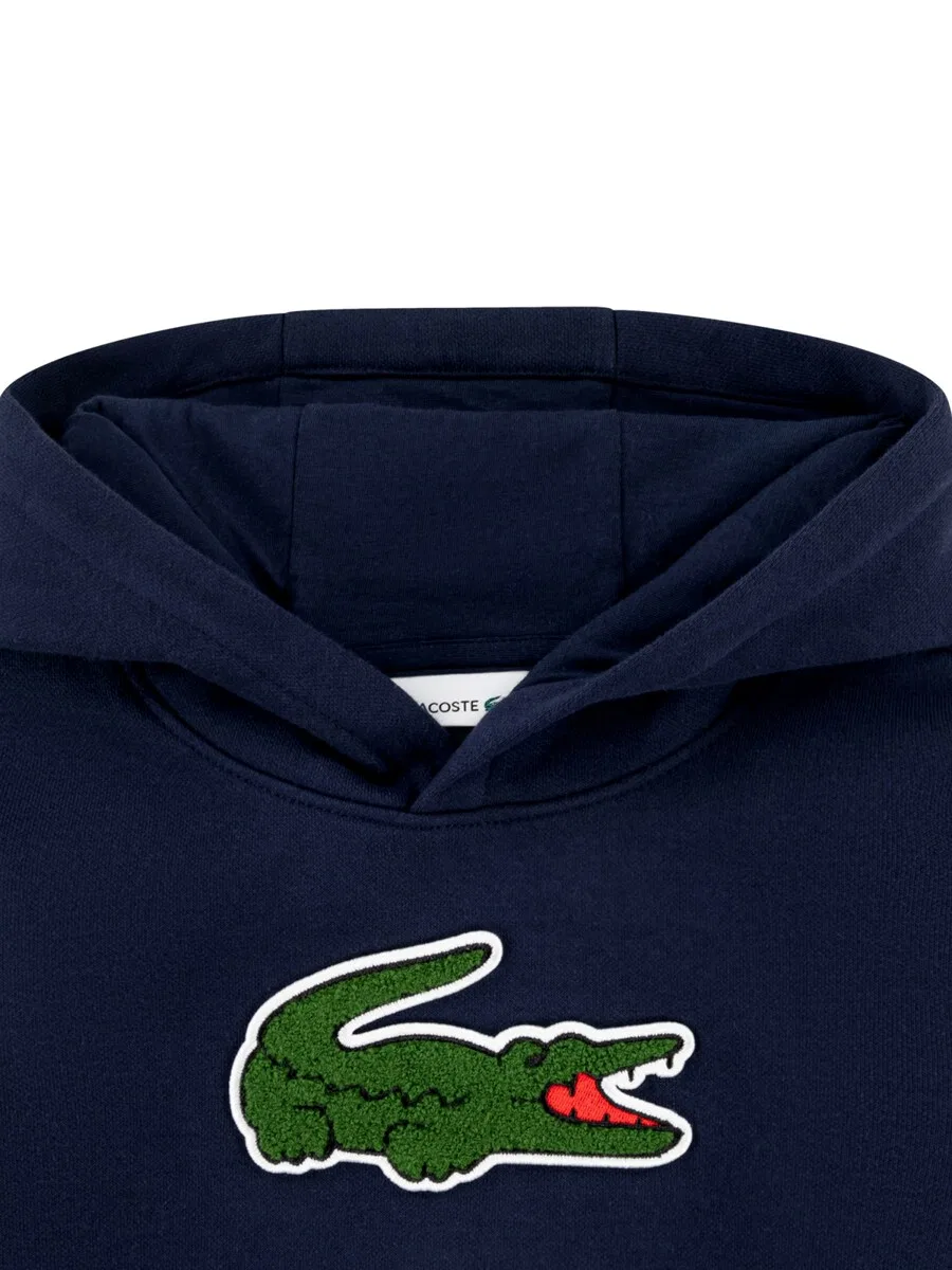Толстовка LACOSTE темно-синего цвета — фото 4
