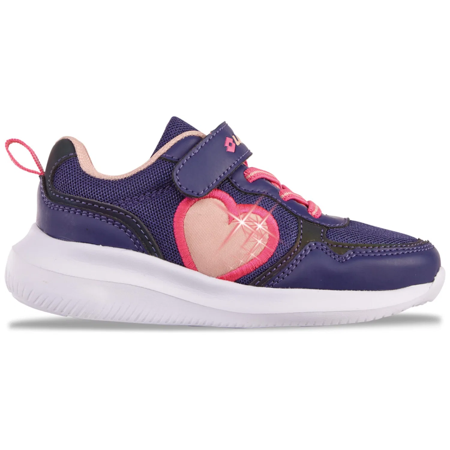 Детские кроссовки со светодиодами Lotto, Purple Pink