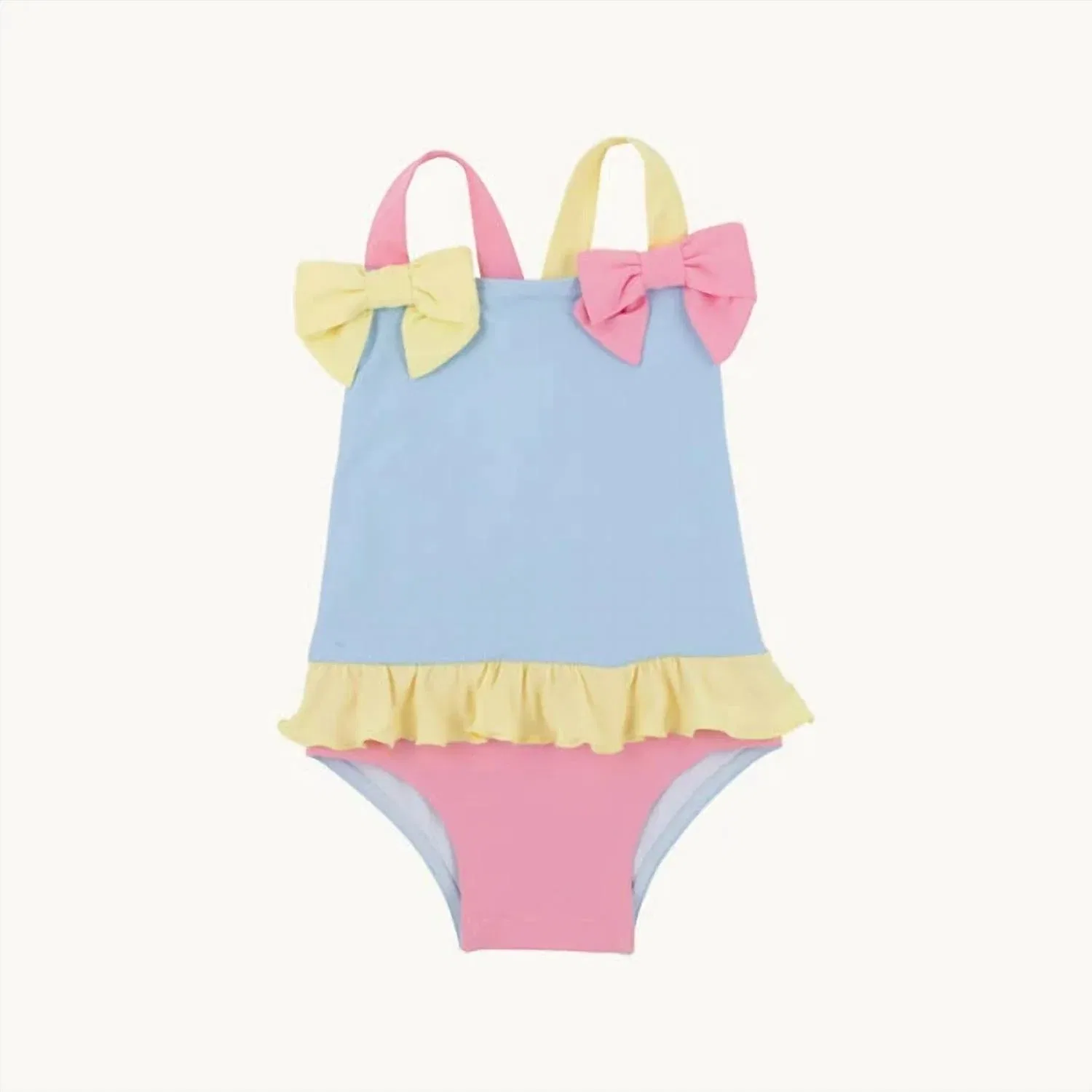 Детский слитный купальник с цветочным принтом Taylor Bay The Beaufort Bonnet Company, мультиколор