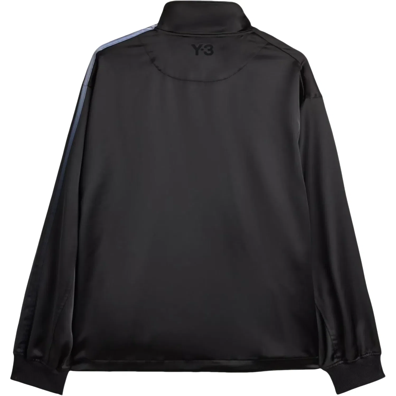 Мужская куртка Y-3 Satin Gradient 3-Stripes Track Top Asia Sizing 'Black' adidas, черный — фото 2
