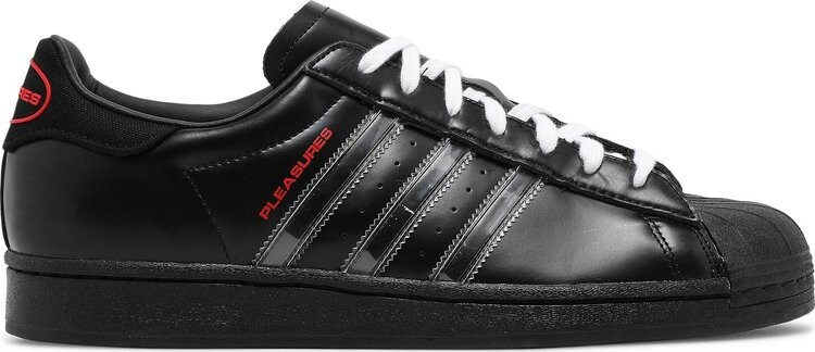 

Кроссовки Adidas Pleasures x Superstar 'Black', черный