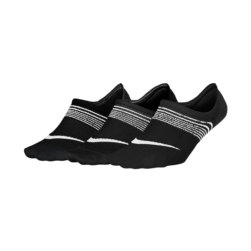 Женские носки с длиной до щиколотки, комплект из 6 пар, Nike, Black — фото 4