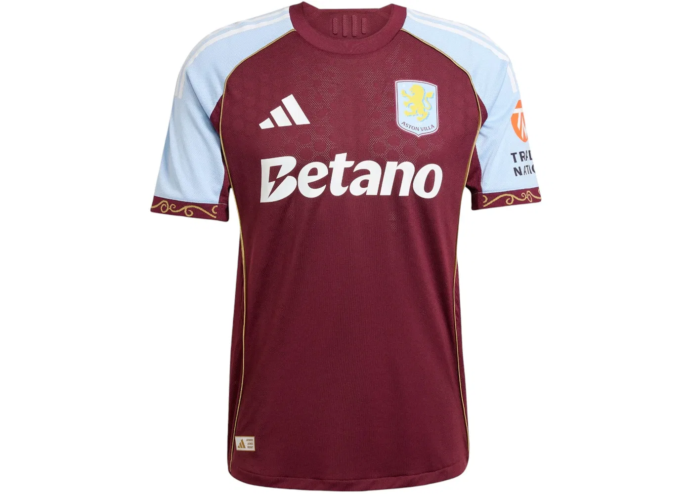 Мужская футбольная джерси с длинным рукавом Jersey Adidas, Maroon Glow Blue
