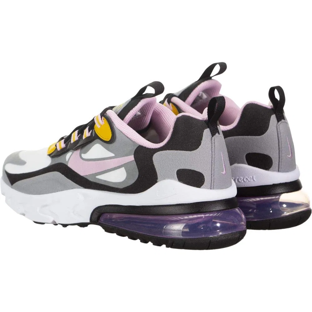 Детские кроссовки для мальчиков с амортизацией Air Max 270 NIKE, Arctic Pink Particle Grey — фото 4