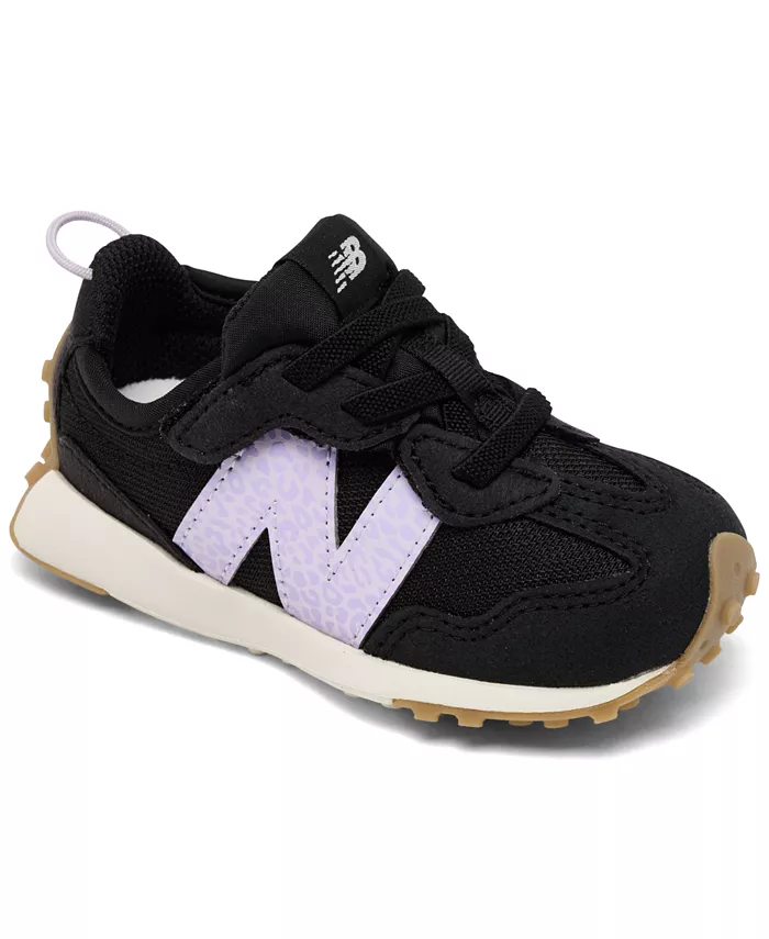 

Toddler Kids 327 NEW-B кроссовки на липучках Finish Line New Balance, черный