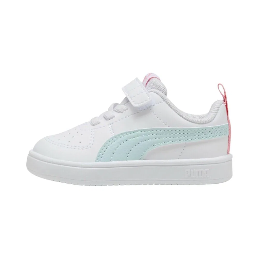 Детские кроссовки с закрытым носком Puma 384314-42, Цвет Weiss Fliederrosa — фото 2