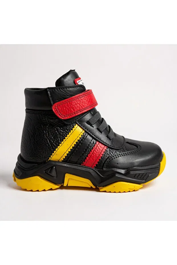 Детские ботинки для девочек с ортопедической стелькой Tekiner, Yellow Red