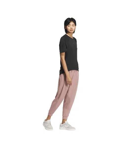 Женская футболка с коротким рукавом из полиэстера Adidas Lux AC Relaxed, Оранжевый — фото 3