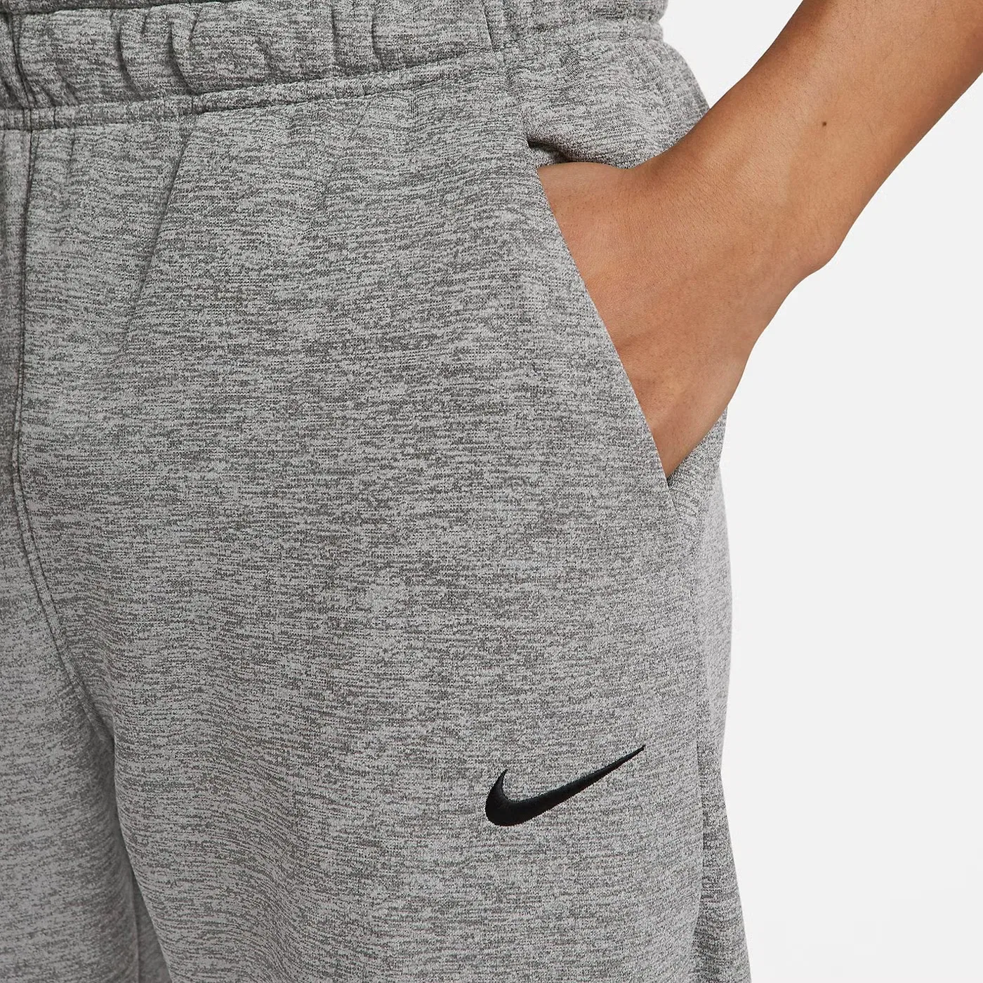 Брюки зауженные с принтом Nike, серый — фото 2