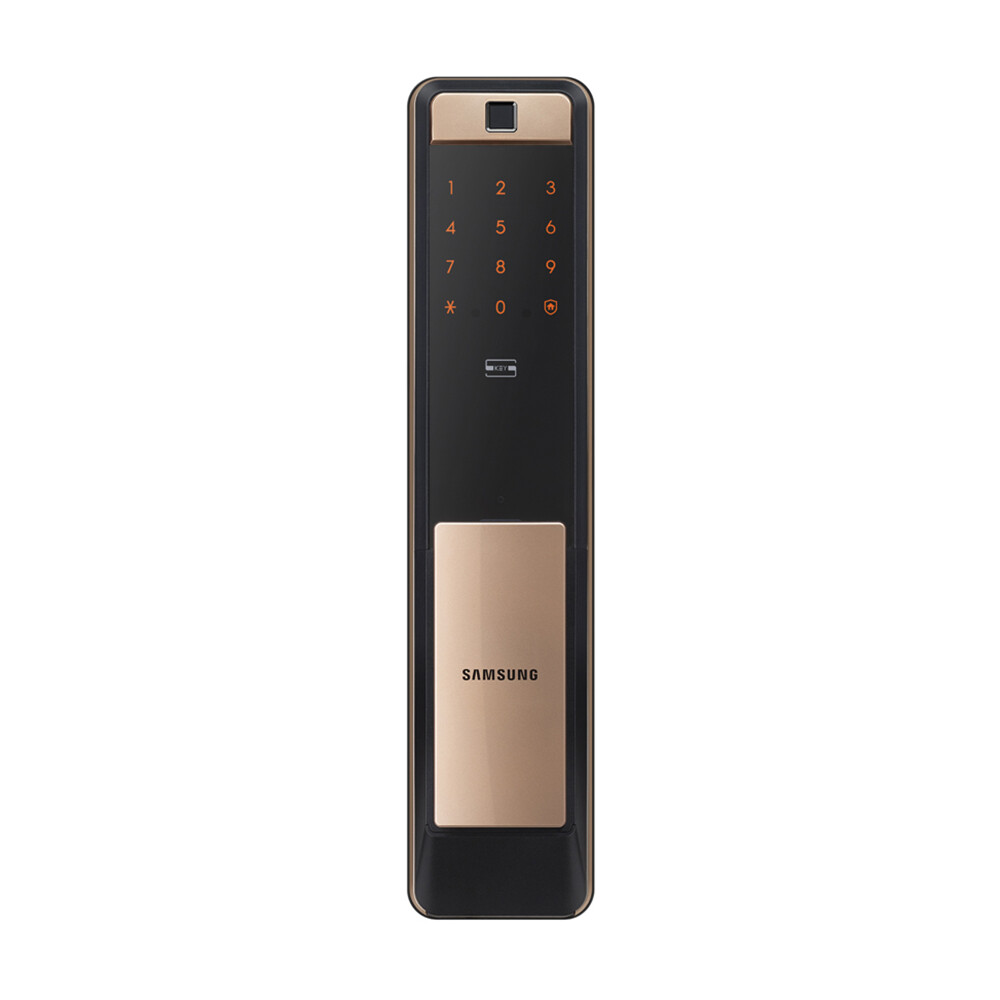 

Электронный замок Samsung SHP-P72, биометрический, черный/золотистый
